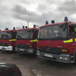 Mercedes Atego fire truck