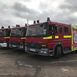 Mercedes Atego fire truck